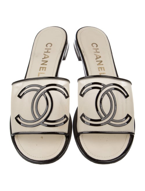 Chanel 2021 Interlocking CC Logo Slides