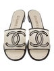 Chanel 2021 Interlocking CC Logo Slides