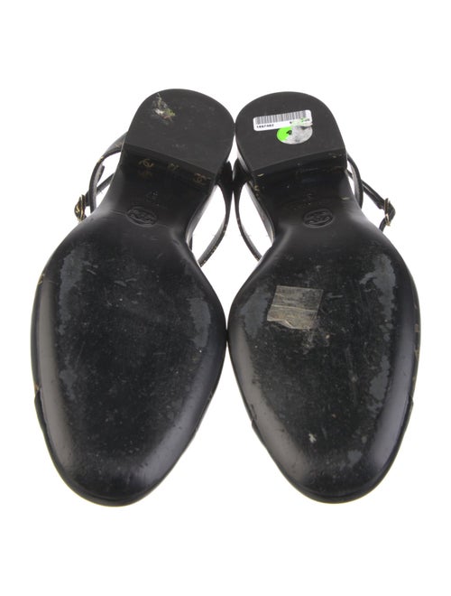 Chanel 2023 Interlocking CC Logo Slingback Flats