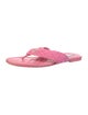 Chanel 2023 Interlocking CC Logo Flip Flops