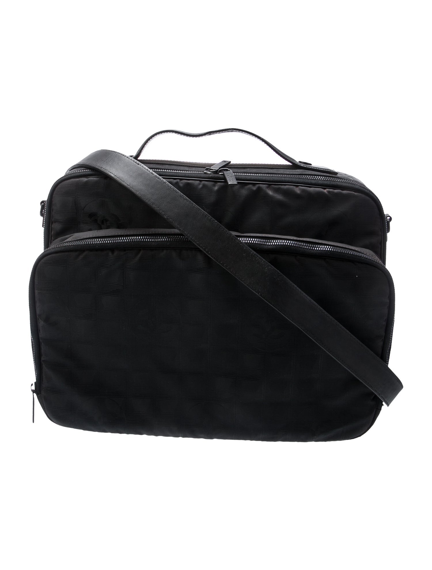 Chanel Travel Ligne Laptop Briefcase