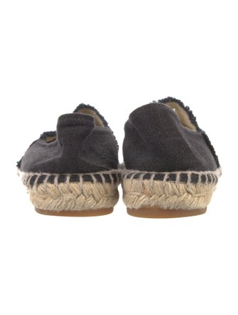 Chanel Interlocking CC Logo Canvas Espadrilles