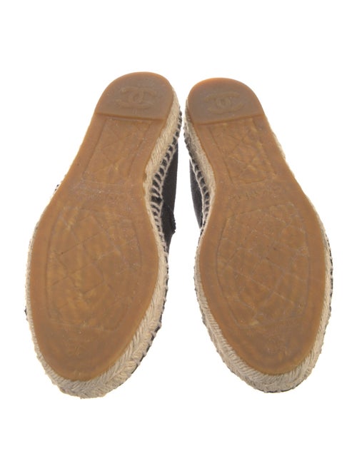 Chanel Interlocking CC Logo Canvas Espadrilles