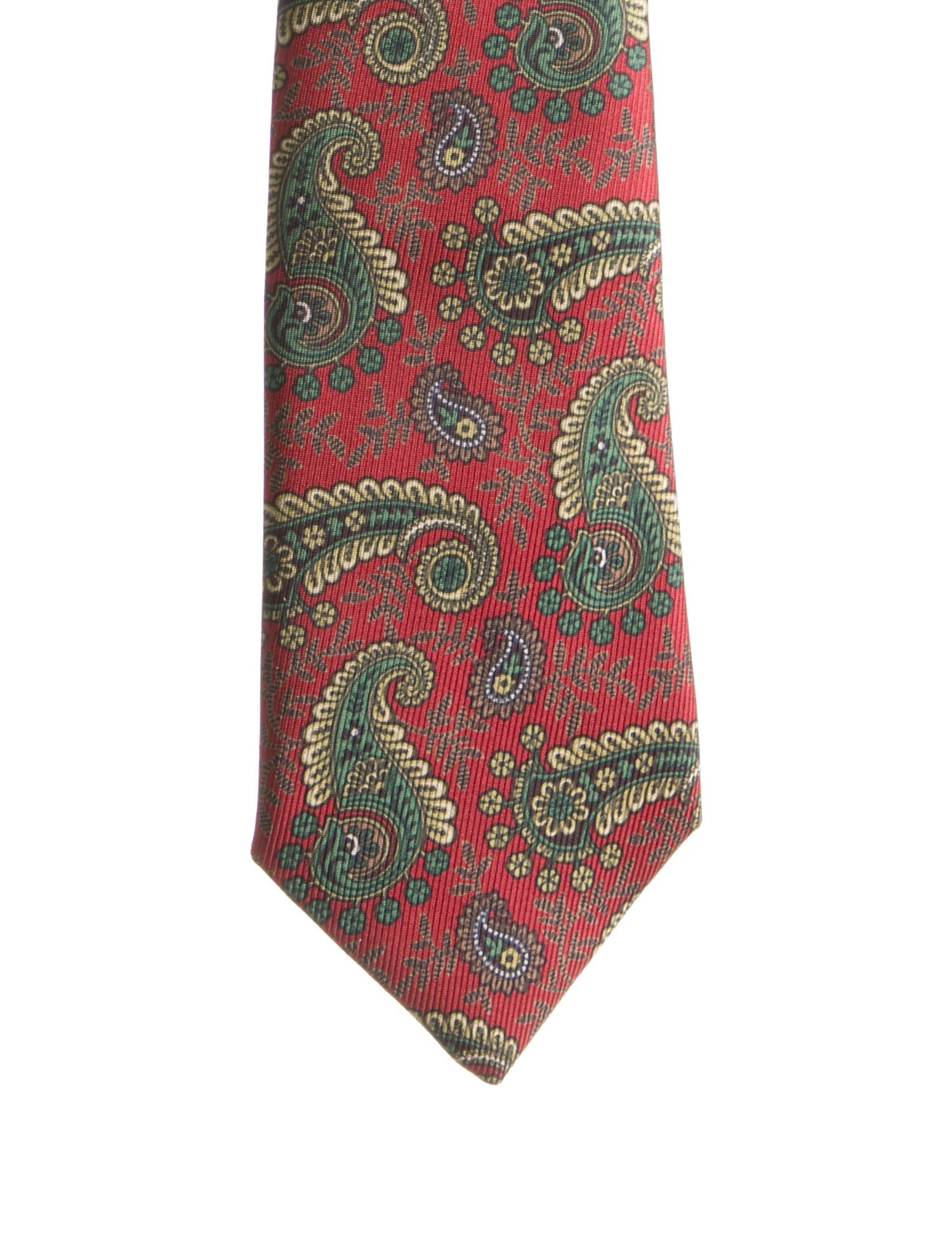 Chanel Paisley Silk Tie