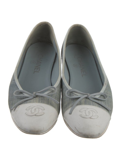 Chanel 2019 Interlocking CC Logo Ballet Flats
