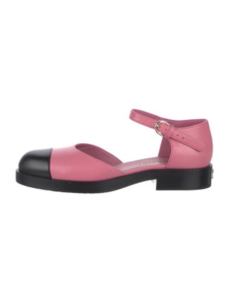 Chanel 2023 Interlocking CC Logo D'Orsay Flats