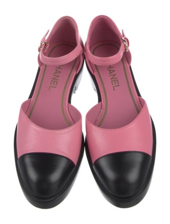 Chanel 2023 Interlocking CC Logo D'Orsay Flats
