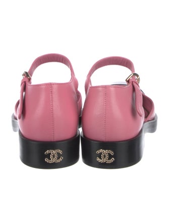 Chanel 2023 Interlocking CC Logo D'Orsay Flats