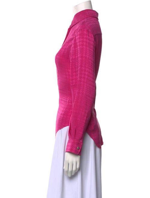 Chanel 2022 Silk Button-Up Top