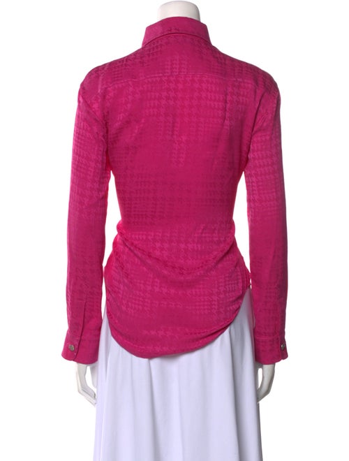 Chanel 2022 Silk Button-Up Top