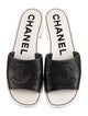 Chanel 2022 Interlocking CC Logo Slides