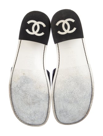 Chanel 2022 Interlocking CC Logo Slides