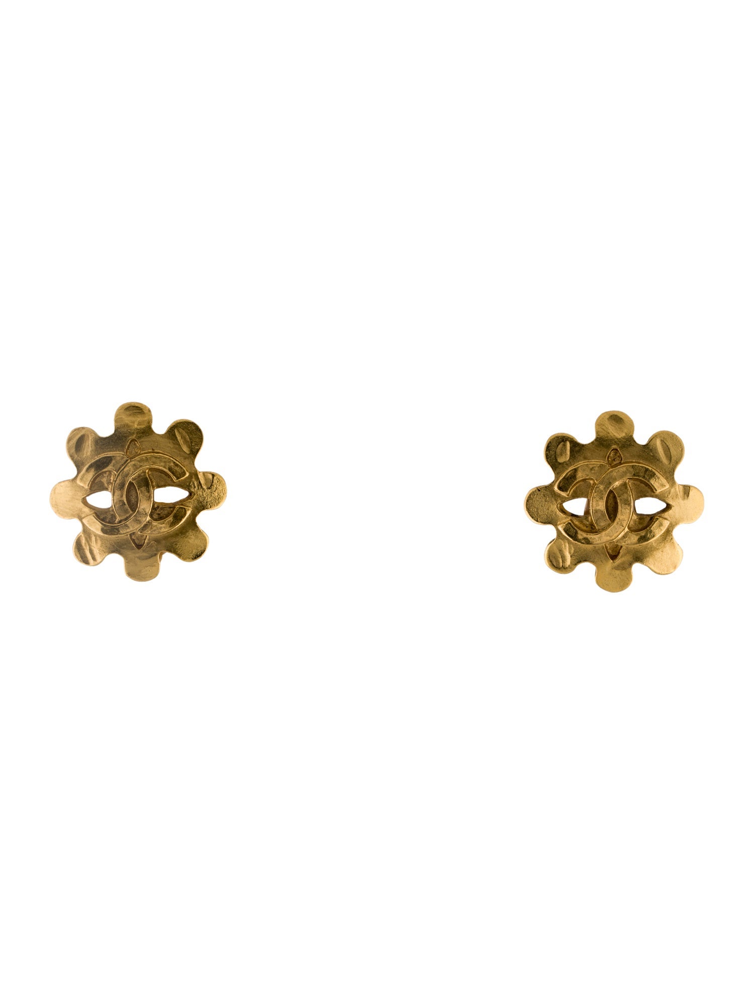 Chanel Vintage CC Clip-On Earrings
