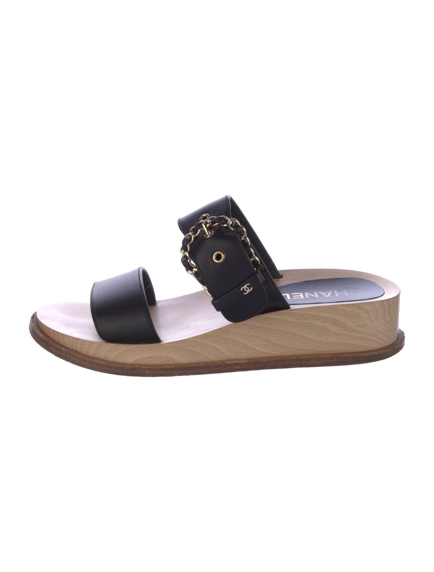 Chanel 2018 Interlocking CC Logo Slides