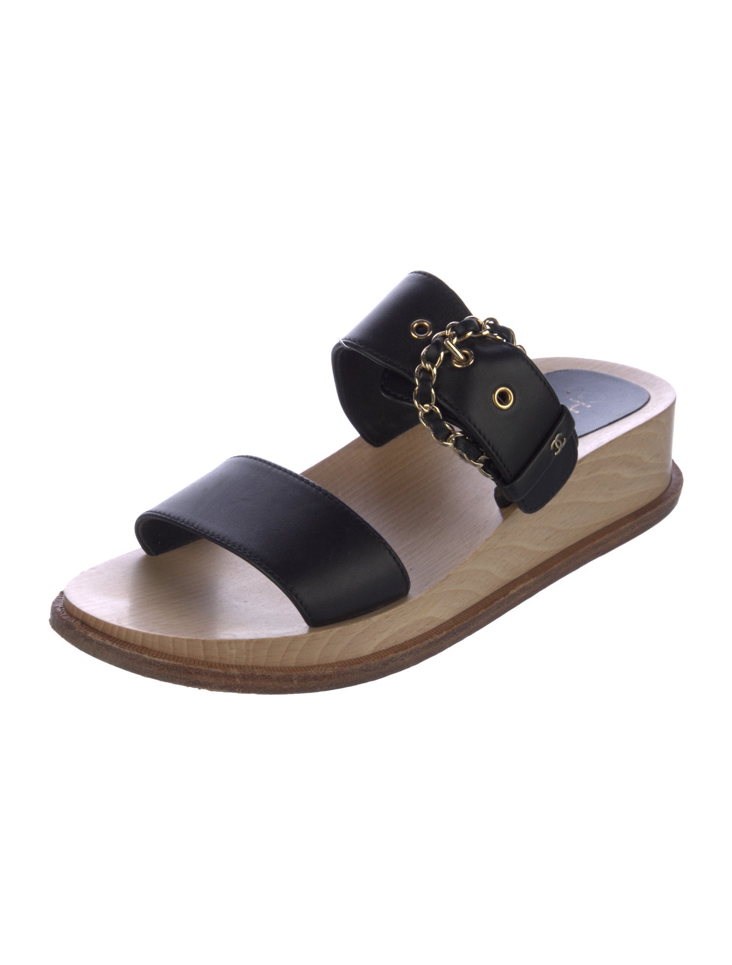 Chanel 2018 Interlocking CC Logo Slides