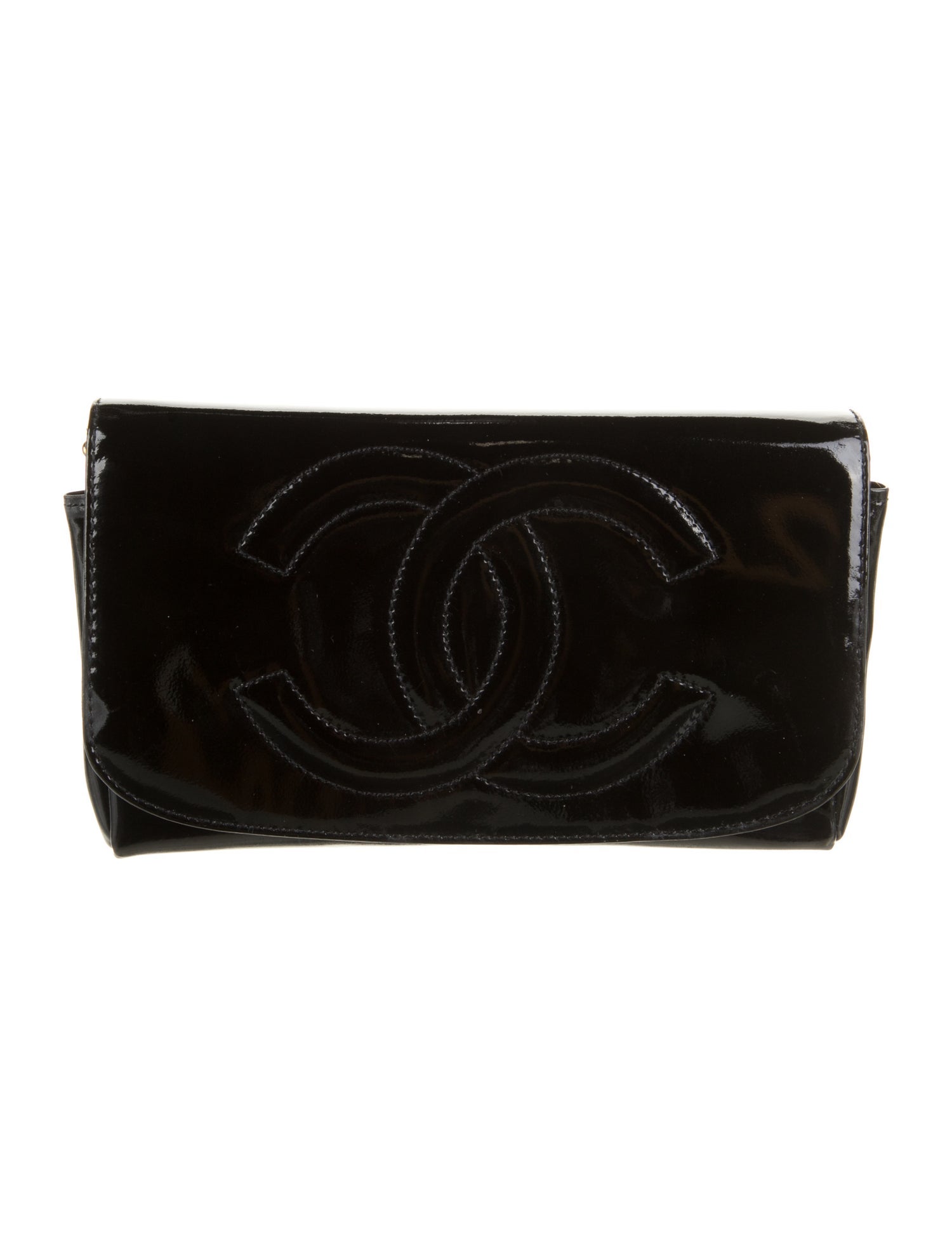 Chanel Patent Timeless Pouch