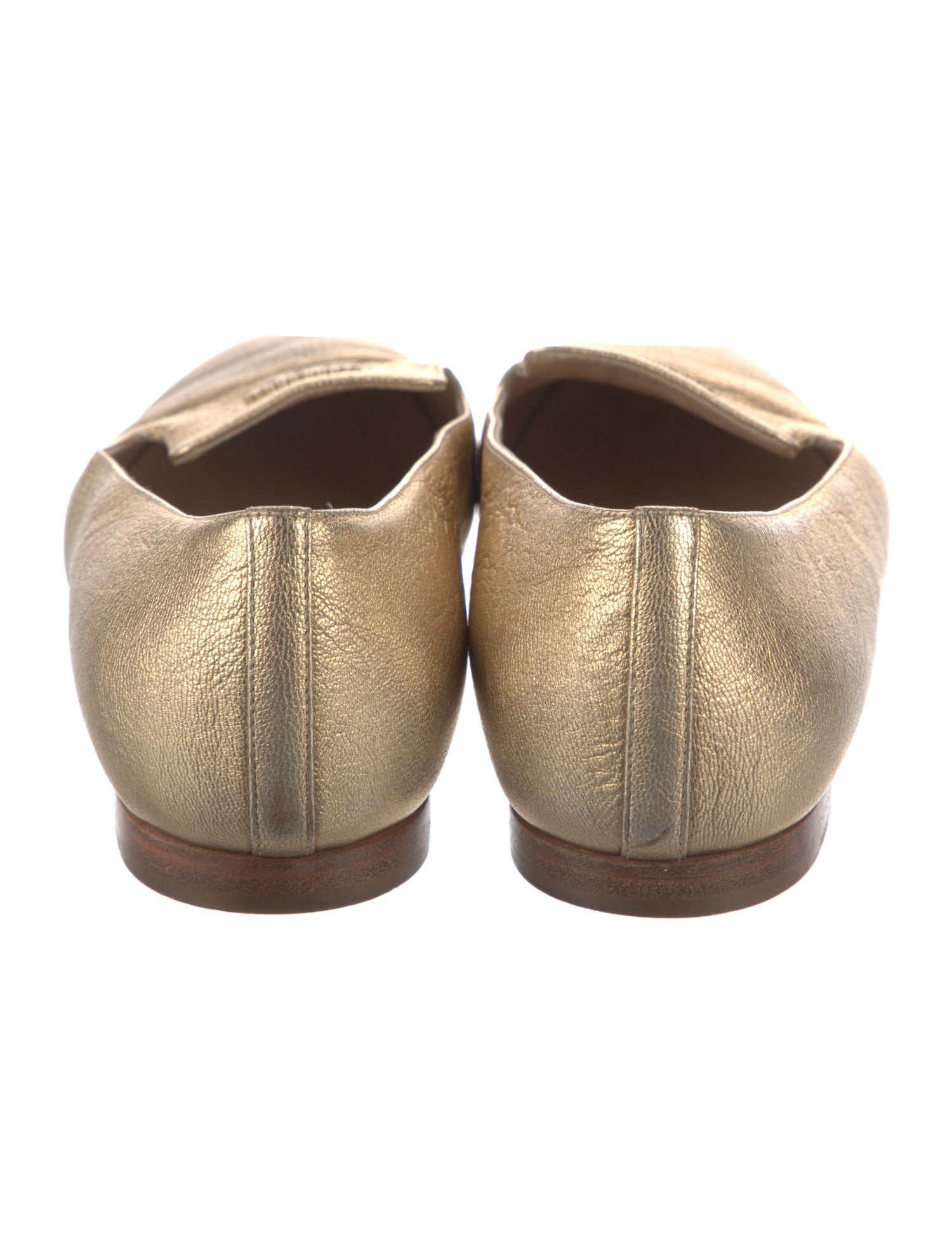 Chanel Interlocking CC Logo Leather Loafers