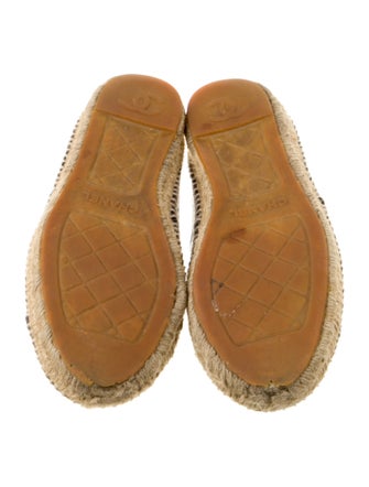 Chanel 2016 Interlocking CC Logo Espadrilles