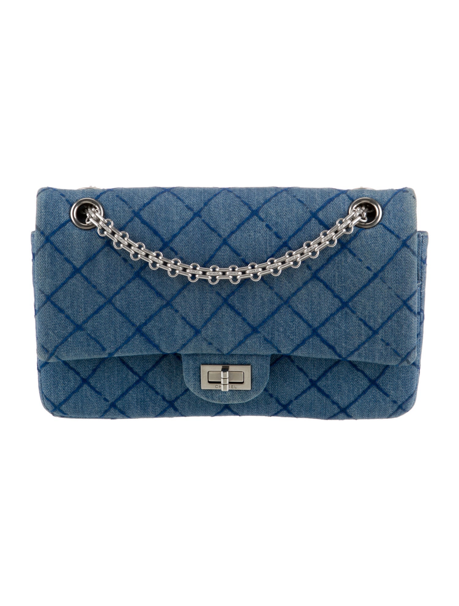 Chanel Denim Reissue 225 Double Flap Bag