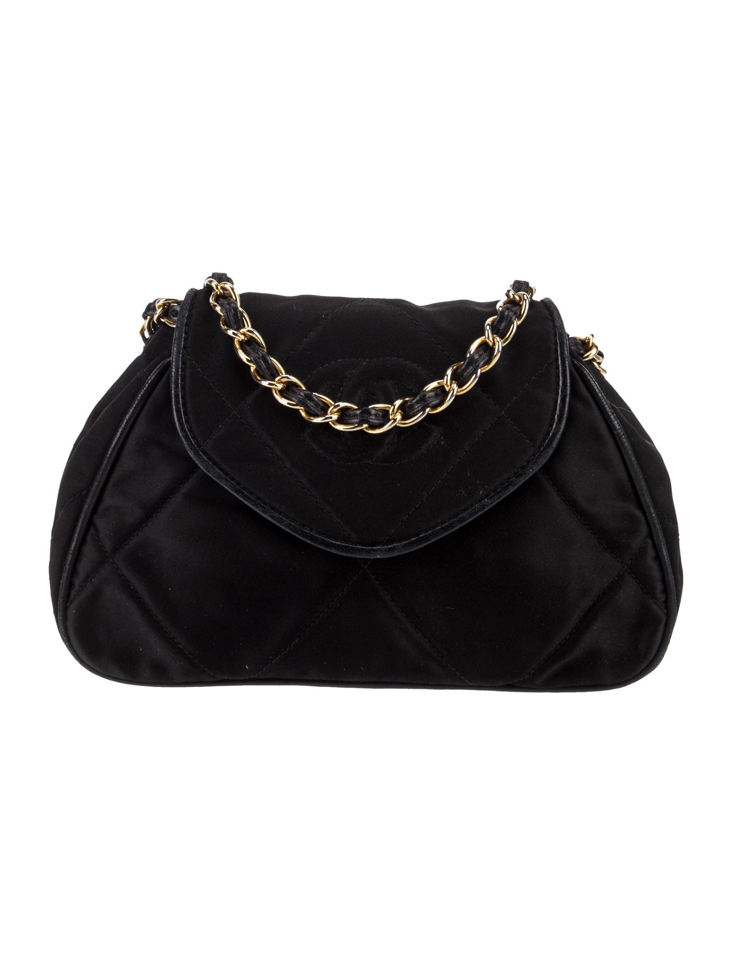 Chanel Mini Satin Flap Evening Bag