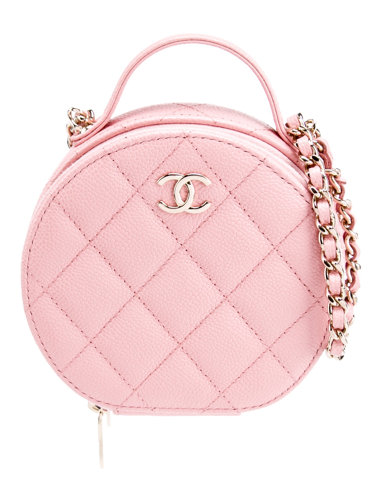 Chanel Handle With Care Round Vanity Case