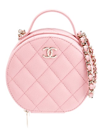 Chanel Handle With Care Round Vanity Case