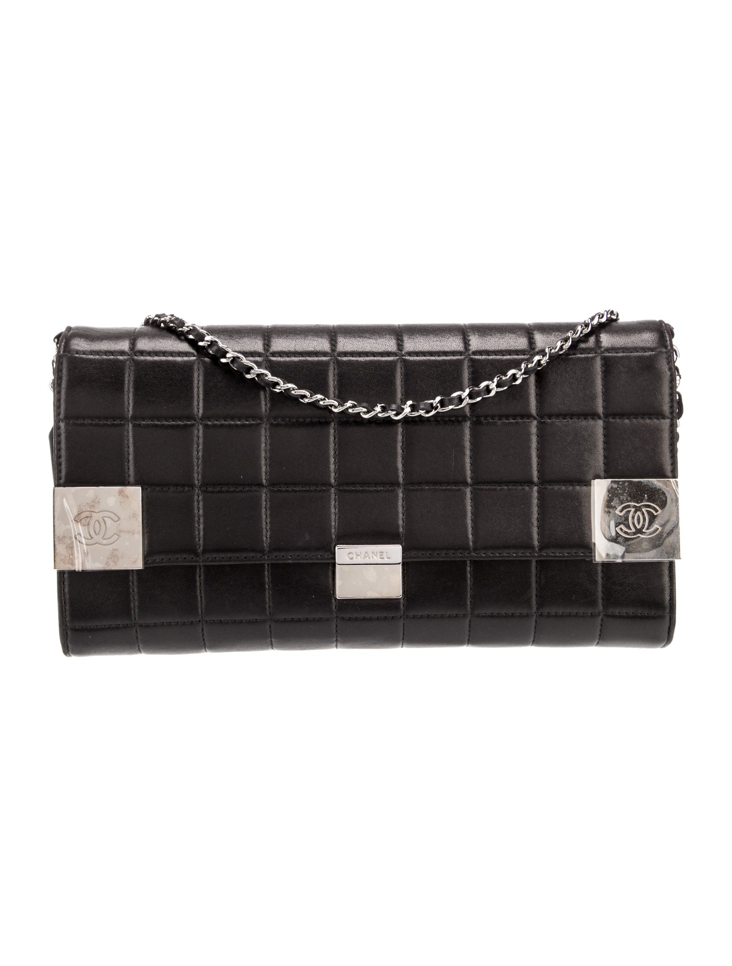 Chanel Chocolate Bar Clutch w/ Chain