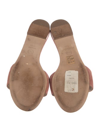 Chanel Interlocking CC Logo Canvas Slides