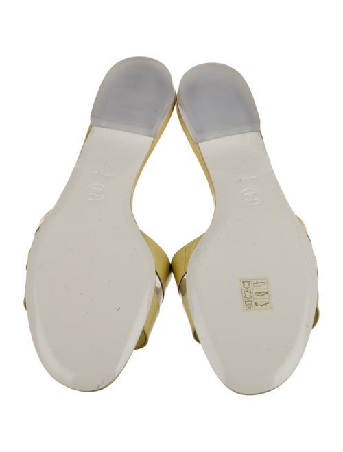 Chanel Interlocking CC Logo PVC Slides