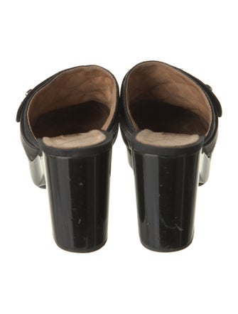 Chanel Interlocking CC Logo Lambskin Mules