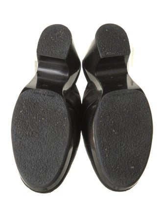 Chanel Interlocking CC Logo Lambskin Mules