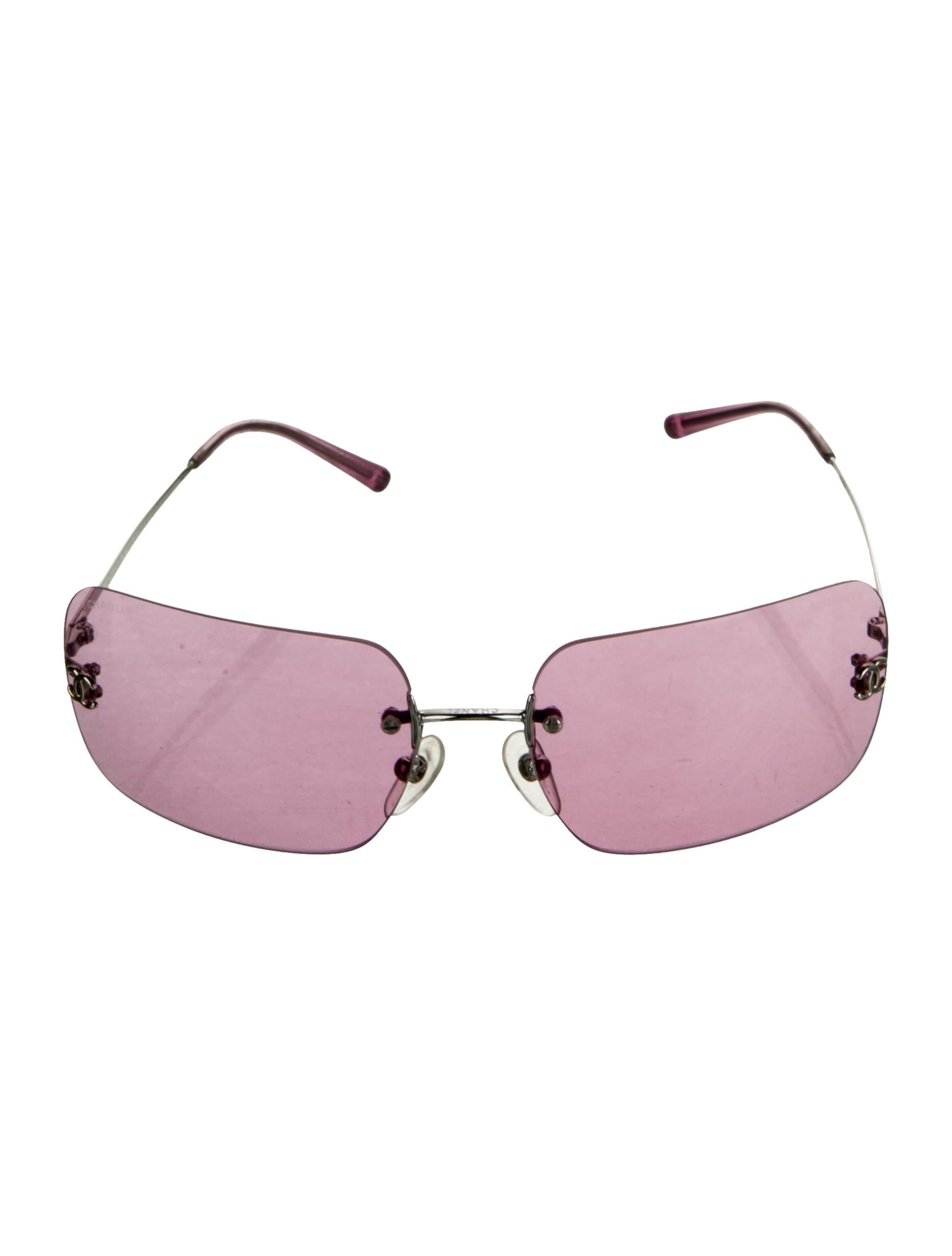 Chanel Vintage Interlocking CC Logo Sunglasses