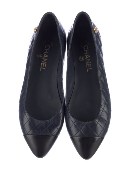 Chanel 2015 Interlocking CC Logo Flats