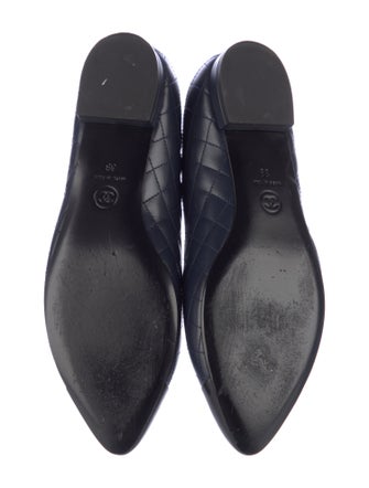 Chanel 2015 Interlocking CC Logo Flats