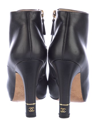 Chanel 2016 Interlocking CC Logo Boots