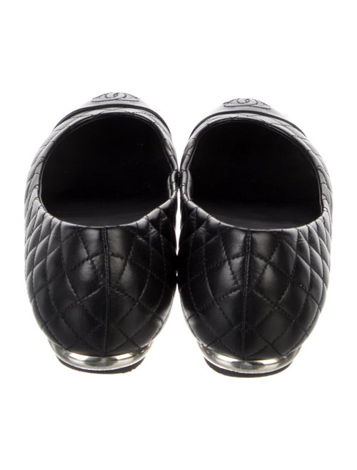 Chanel 2014 Interlocking CC Logo Ballet Flats