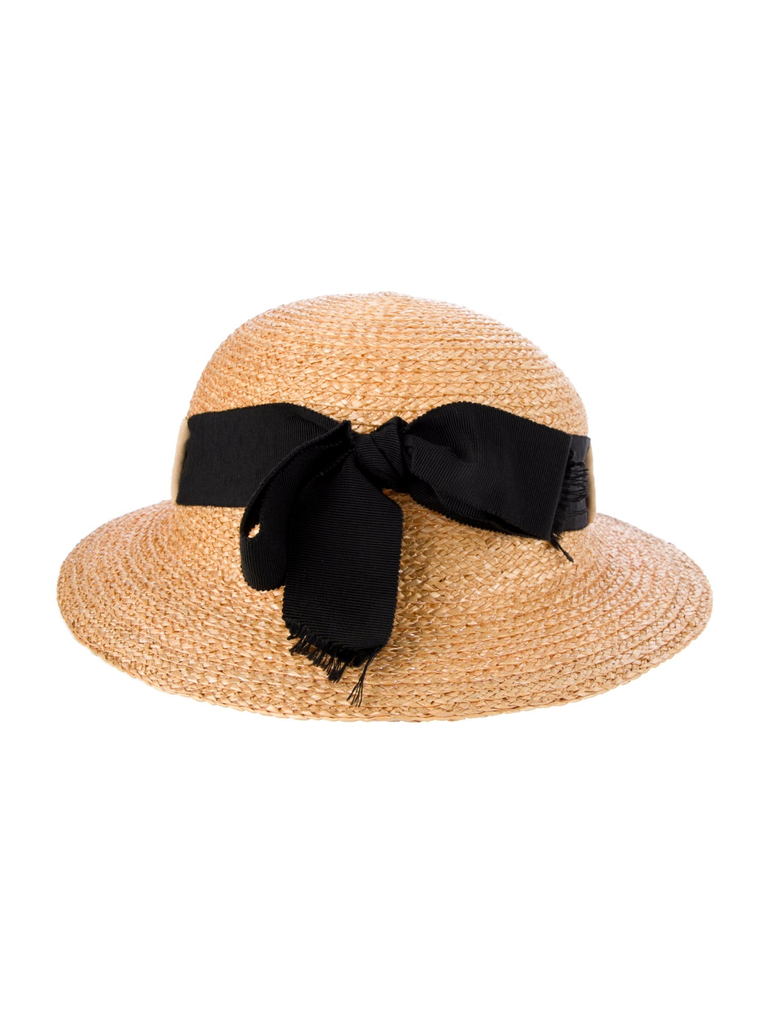 ハット CELINE Triomphe bucket hat in raffia triomphe bucket hat in raffia - NATURAL | CELINE