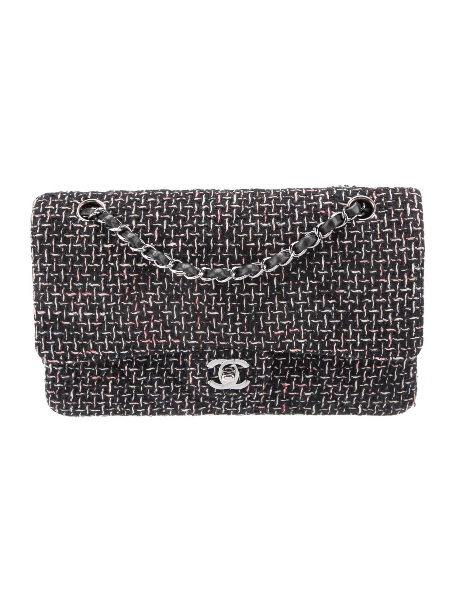 Chanel Classic Tweed Medium Double Flap Bag