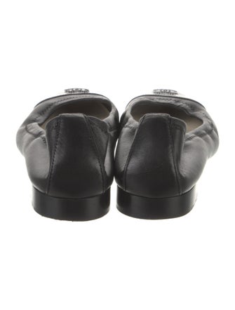 Chanel 2015 Interlocking CC Logo Ballet Flats