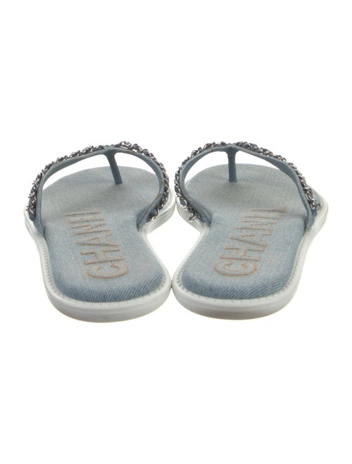 Chanel 2020 Interlocking CC Logo Flip Flops