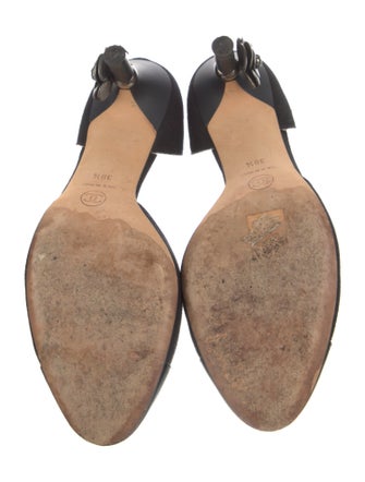 Chanel Interlocking CC Logo Canvas D'Orsay Pumps