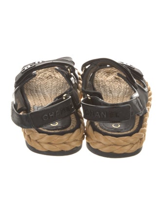 Chanel Interlocking CC Logo Mesh Slides