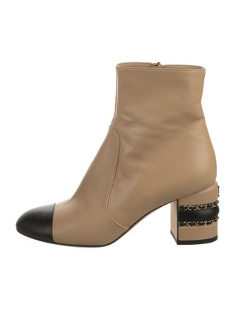 Chanel 2020 Interlocking CC Logo Boots