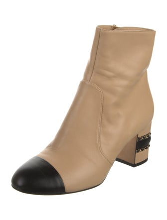 Chanel 2020 Interlocking CC Logo Boots