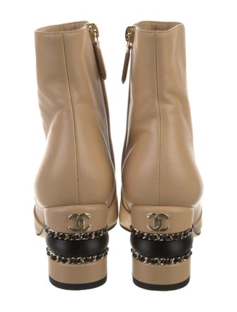 Chanel 2020 Interlocking CC Logo Boots