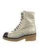 Chanel 2022 Interlocking CC Logo Combat Boots