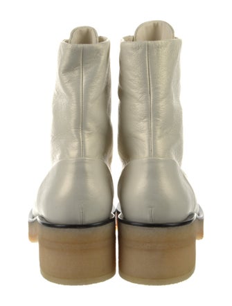 Chanel 2022 Interlocking CC Logo Combat Boots