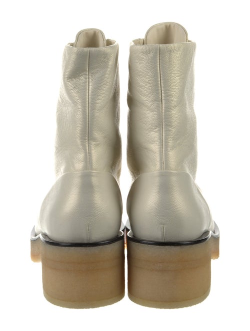 Chanel 2022 Interlocking CC Logo Combat Boots