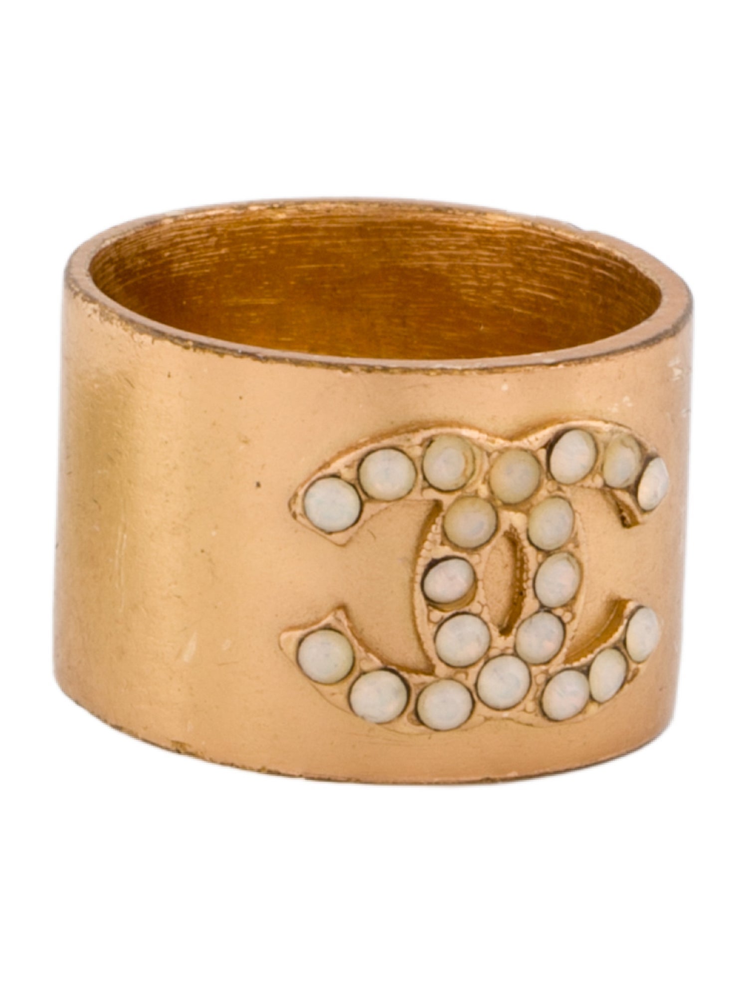 Chanel Strass CC Wide Band