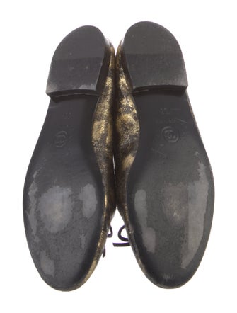 Chanel 2018 Interlocking CC Logo Flats